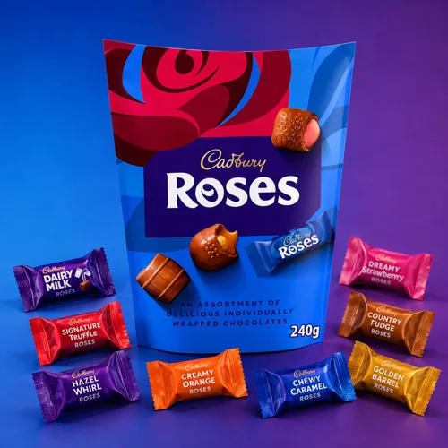 Vista 5 de Cadbury Rosas Cartón 10.23 oz