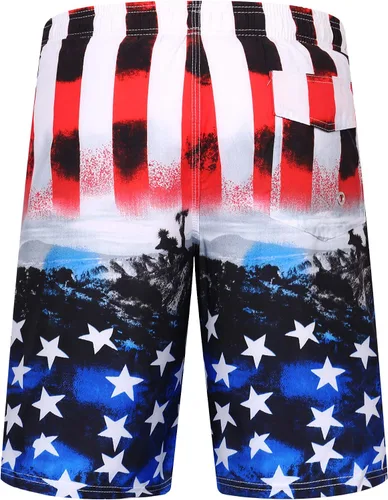 Vista 2 de APTRO Men's Swim Trunks 9" Quick Dry Bathing Suit Mesh Lining Beach Swim Board Shorts Swimsuits