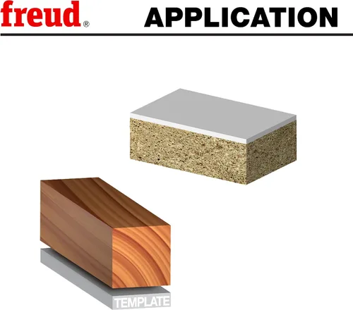Vista 5 de Freud 44-102: Broca de rodamiento de 1/2" (diámetro) con vástago de 1/4", altura de carburo de 1/2