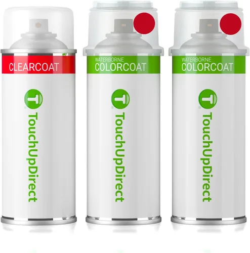 Vista 398 de TouchUpDirect RBG Azul Ártico Metálico Compatible con Pintura de Retoque Exact Match para Nissan, Kit Esencial en Aerosol