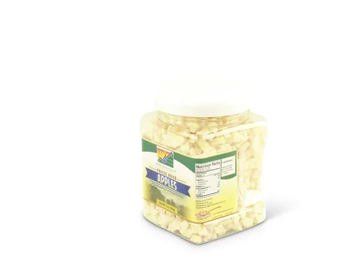 Vista 2 de Mother Earth Products Manzanas liofilizadas, peso neto de 3 onzas (3.00 oz)