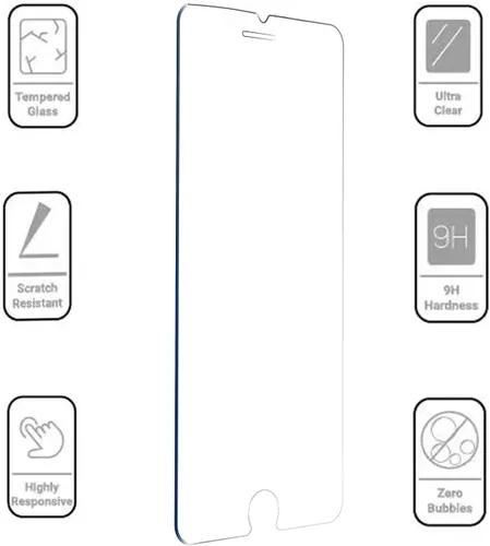 Vista 6 de Deara ArmorPro 9H+ Protector de pantalla de vidrio templado para iPhone 8/7/6s/6/SE 3 (2022) 3ª generación, SE 2 (2020) 2ª [4.7 pulgadas]