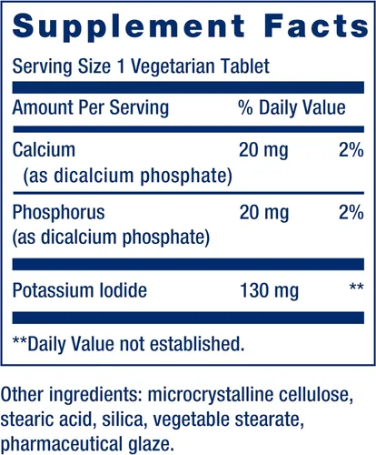 Vista 3 de Vida extensión – Tabletas de Yoduro de Potasio-130 mg – 14 Tabletas