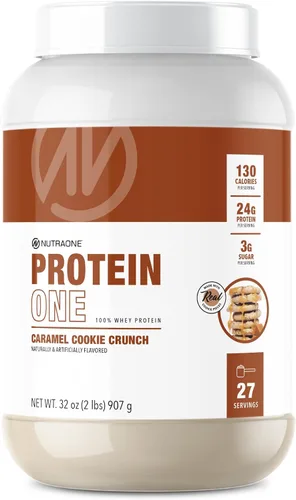 Vista 13 de NutraOne ProteinOne Whey Protein Promueve la recuperación y desarrolla músculo con un batido de proteínas en polvo para hombres y mujeres