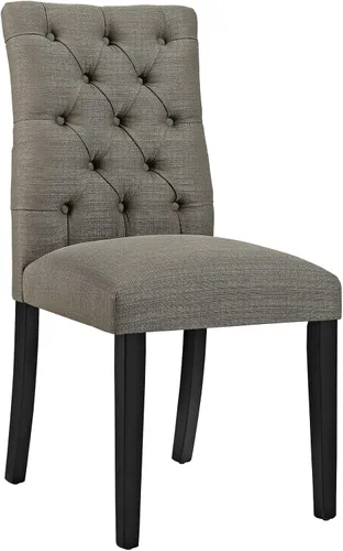 Vista 10 de Modway MO- Duchess - Silla de comedor tapizada con botones capitoné moderna Parsons, color azul