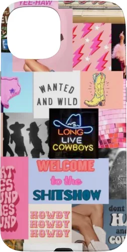 Vista 9 de Pink Western Indie Cowgirl Aesthetic Yeehaw Howdy Country - Carcasa para iPhone 17