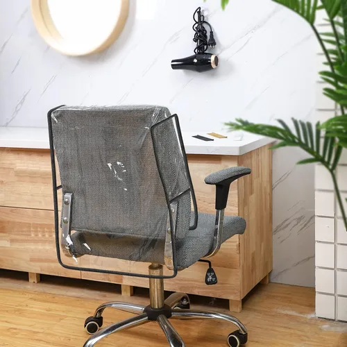Vista 6 de Hoolerry - 4 fundas para silla de salón, protectores de silla cuadrados