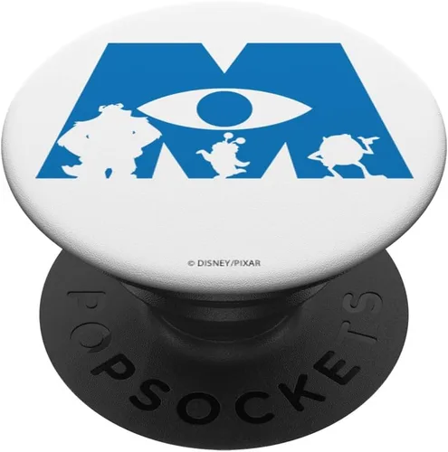 Vista 6 de Disney Pixar Monsters Inc. Logo con Sulley Mike y Boo PopSockets MagSafe PopGrip para iPhone