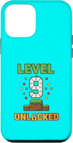 Vista 16 de Birthday Level 9 Unlocked 9th Birthday Gamer Level Up Birthd Case for iPhone 16