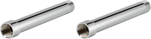 Vista 11 de Extensión de Brazo de Ducha Purelux, Extensor de Cabezal de Ducha de 4 Pulgadas, Acabado de Níquel Cepillado Hecho de Acero Inoxidable