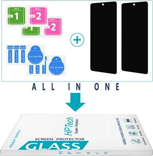 Vista 7 de Paquete de 2 protectores de pantalla de privacidad para Samsung Negro