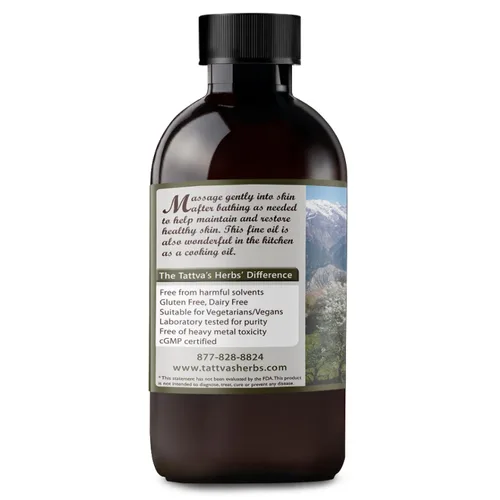 Vista 8 de Aceite de semillas de mostaza Tattva's Herbs para el cabello, cocina, piel y masaje, prensado en frío sin refinar, calma las articulaciones