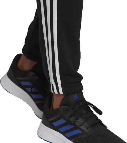 Vista 3 de adidas Essentials - Pantalones de forro polar con puño elástico cónico para hombre