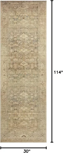 Vista 108 de Loloi Margot - Alfombra de área terracota/laguna de 7'-6" x 9'-6