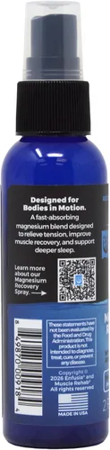 Vista 6 de Muscle Rehab 2oz Magnesium Spray - Pure Zechstein Oil & Arnica Recovery Rapidly absorbing Zechstein magnesium spray with Arnica for targeted