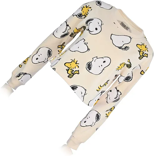 Vista 4 de Peanuts Sudadera clásica de forro polar Snoopy para mujer