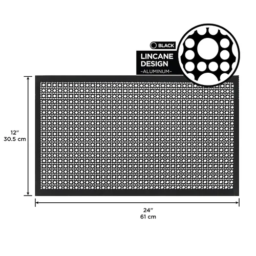 Vista 2 de M-D Building Products 56014 12 pulgadas x 24 pulgadas x 0.020 pulgadas. Hoja de aluminio negro Lincane