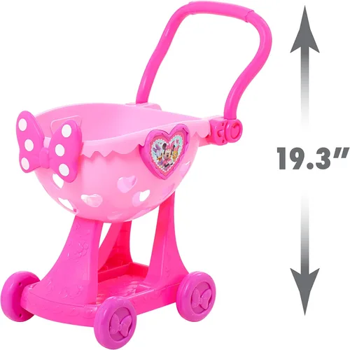 Vista 6 de Carrito de compras del salón de belleza de los ayudantes felices de Minnie, juguetes para niños oficialmente licenciados de 3 años en adelante