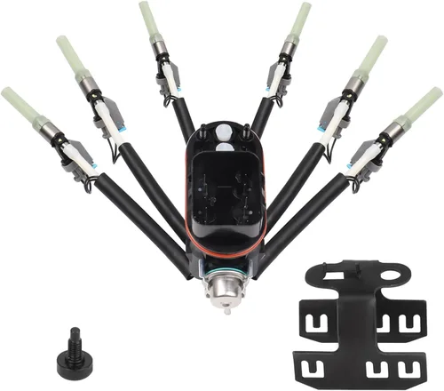 Vista 6 de Inyectores Spider 4.3L, FJ503 Inyector de combustible 6 cilindros para Chevy Express Silverado P30 K1500 GMC Savana Jimmy Chevrolet Oldsmobile