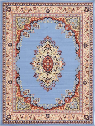 Vista 35 de Unique Loom - Alfombra de área estilo persa tradicional de la colección Reza, de 2 pies 2 pulgadas x 3 pies, colores negro y beige