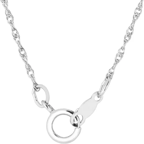 Vista 3 de Collar con colgante de cruz infinita plata de ley oro de 12 quilates verde y rosa negro colinas de 18 pulgadas Metal Metal Esmalte No aplicable