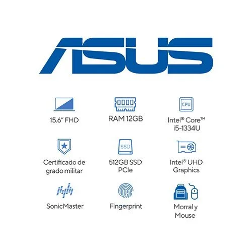Vista 6 de X1504VA-BQ4555 Ci5-1334U 15 12 512 No SO