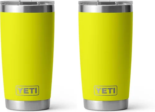 Vista 13 de YETI Rambler - Vaso de acero inoxidable con aislamiento al vacío de 20 onzas con tapa MagSlider Verde mar