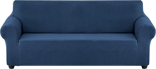 Vista 15 de CONRUSER Funda elástica para sofá, impermeable, funda de sofá suave, protector de muebles con parte inferior elástica para niños, mascotas Aqua
