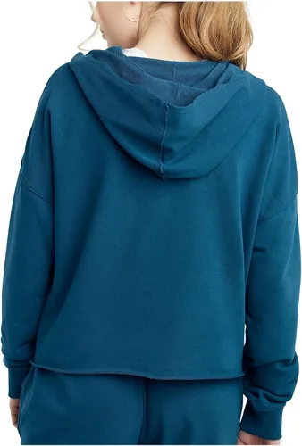 Vista 2 de Champion Womens Comfy Cozy Hoodie Blue M