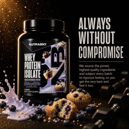 Vista 6 de NutraBio - 100% Aislado de proteína de suero de leche