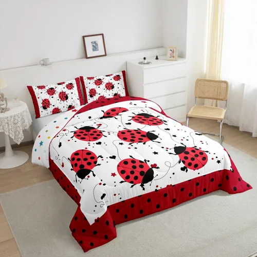 Vista 130 de Erosebridal Juego de edredón de hojas de cannabis, juego de ropa de cama de marihuana con estampado colorido de plantas, decoración bohemia de 2