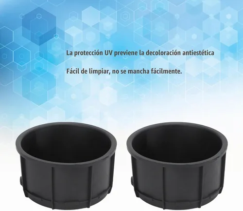 Vista 3 de Juego de 2 soportes de goma para consola, protección UV, a prueba de golpes, para consola central de automóvil, ajuste directo, accesorios