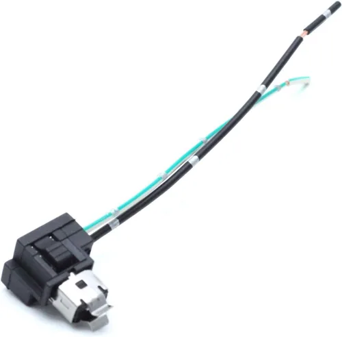 Vista 2 de Arnés de cableado de faros delanteros H1 H3, 5 unidades, conector de enchufe de lámpara antiniebla, adaptador de coleta para automóvil