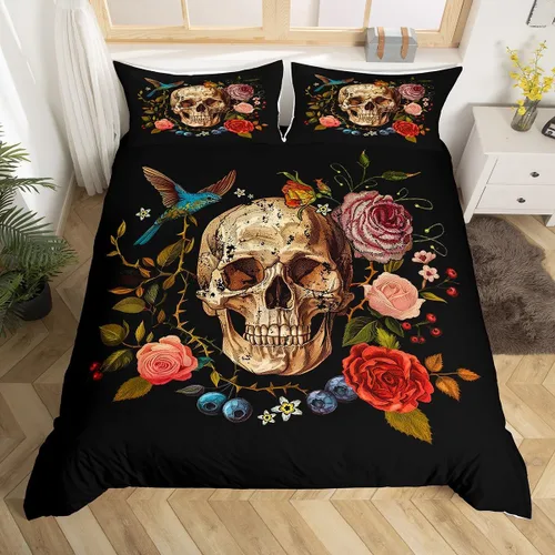 Vista 28 de Erosebridal Juego de ropa de cama para niños de construcción tamaño individual para niños, cubierta de edredón para camiones excavadoras, juego