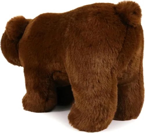 Vista 3 de Ice King Bear - Oso marrón realista de peluche de 12 pulgadas
