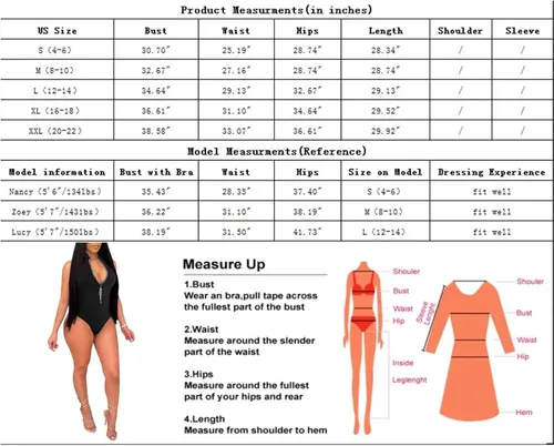 Vista 5 de Ekaliy Traje de verano con cuello alto falso y cremallera frontal para mujer sin mangas