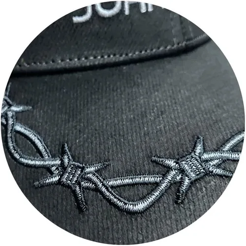 Vista 2 de John Deere Gorra de béisbol con logotipo y malla trasera con contraste, para hombre