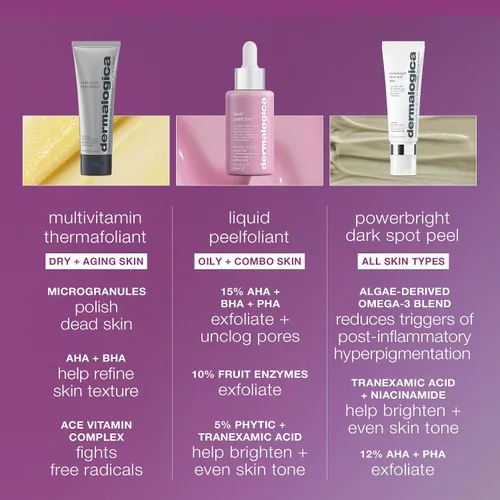 Vista 9 de Dermalogica Termafoliante multivitamínico, exfoliante facial con ácido salicílico y retinol, antienvejecimiento, revela inmediatamente una piel más