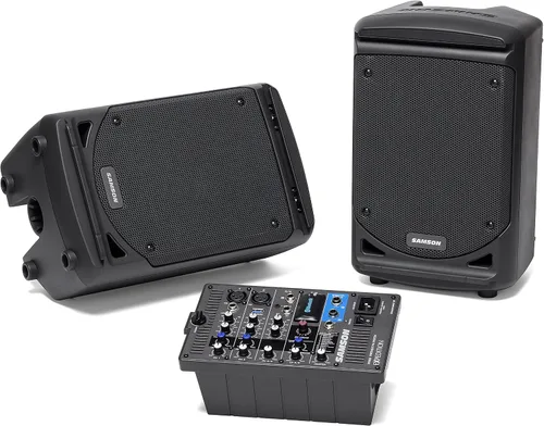 Vista 2 de Samson SAXP300b Monitor activo de 2 vías de 6 pulgadas, negro
