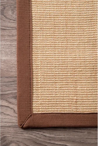 Vista 3 de nuLOOM Orsay - Alfombra casual de sisal, 2 pies 6 pulgadas x 14 pies, marrón