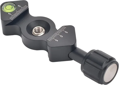Vista 5 de CAVIX Abrazadera de liberación rápida estilo hueso de pescado FC-25 con adaptador de tornillo de 3/8"-1/4" para cabezal de trípode compatible