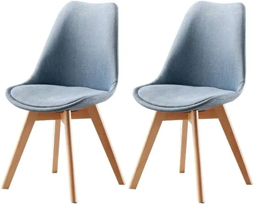 Vista 51 de Sillas de comedor modernas, silla lateral tapizada para el hogar, silla auxiliar para sala de conferencias, silla de comedor, silla de comedor sin