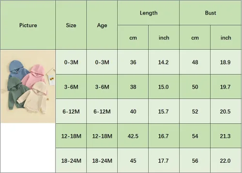 Vista 7 de Mameluco para recién nacido, para bebé, niño, niña, básico, liso, de manga larga, con capucha, para otoño
