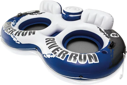 Vista 7 de Intex Flotador de piscina de descanso de 5 asientos y flotador de tubo de piscina de 2 asientos con enfriador y kit de reparación