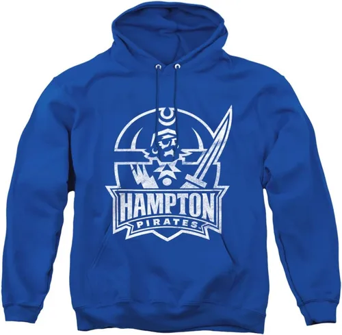 Vista 146 de Distressed College Primary Logo Adult Pullover Hoodie Collection 1 Universidad Estatal de Albany