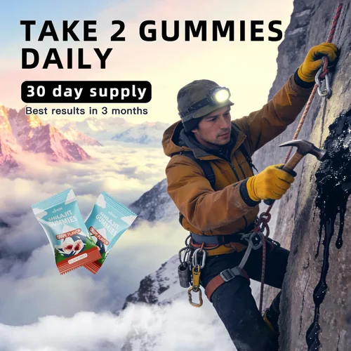 Vista 5 de KIMON Himalayan Shilajit Gummies - Gomitas Shilajit naturales con sabor a uva para hombres y mujeres, potenciador de energía con Ashwagandha y más