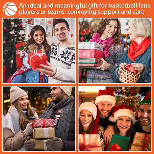 Vista 7 de Hiboom 1 Set Autograph Basketball with Acrylic Stand 1/3 marrón