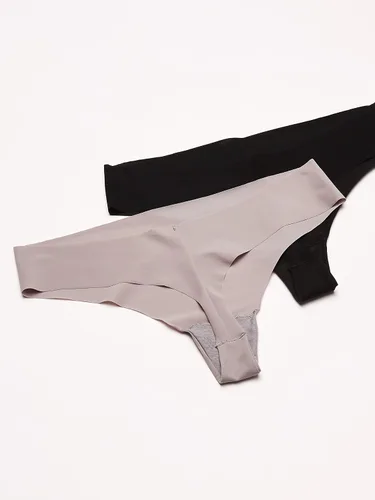 Vista 4 de Calvin Klein Ropa interior para mujer paquete de 3 tangas invisibles