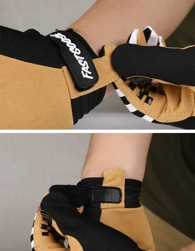 Vista 3 de Guantes de ciclismo para hombre y mujer, guantes de motocicleta con pantalla táctil, guantes de motocicleta para carretera y motocross, guantes