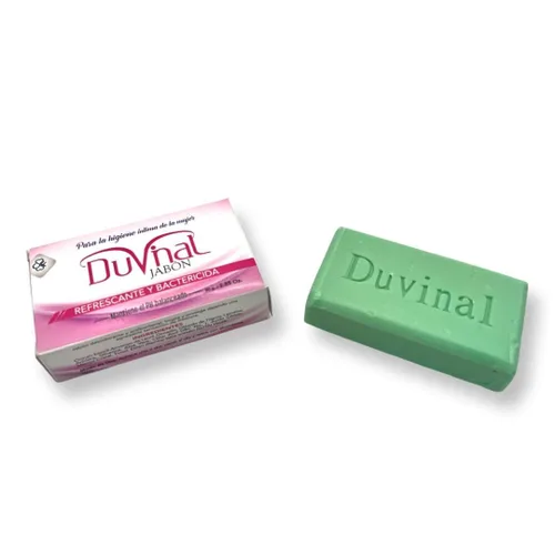 Vista 2 de Jabón Íntimo Femenino Duvinal Barra 2.82 oz - Limpieza Suave y Frescura Duradera